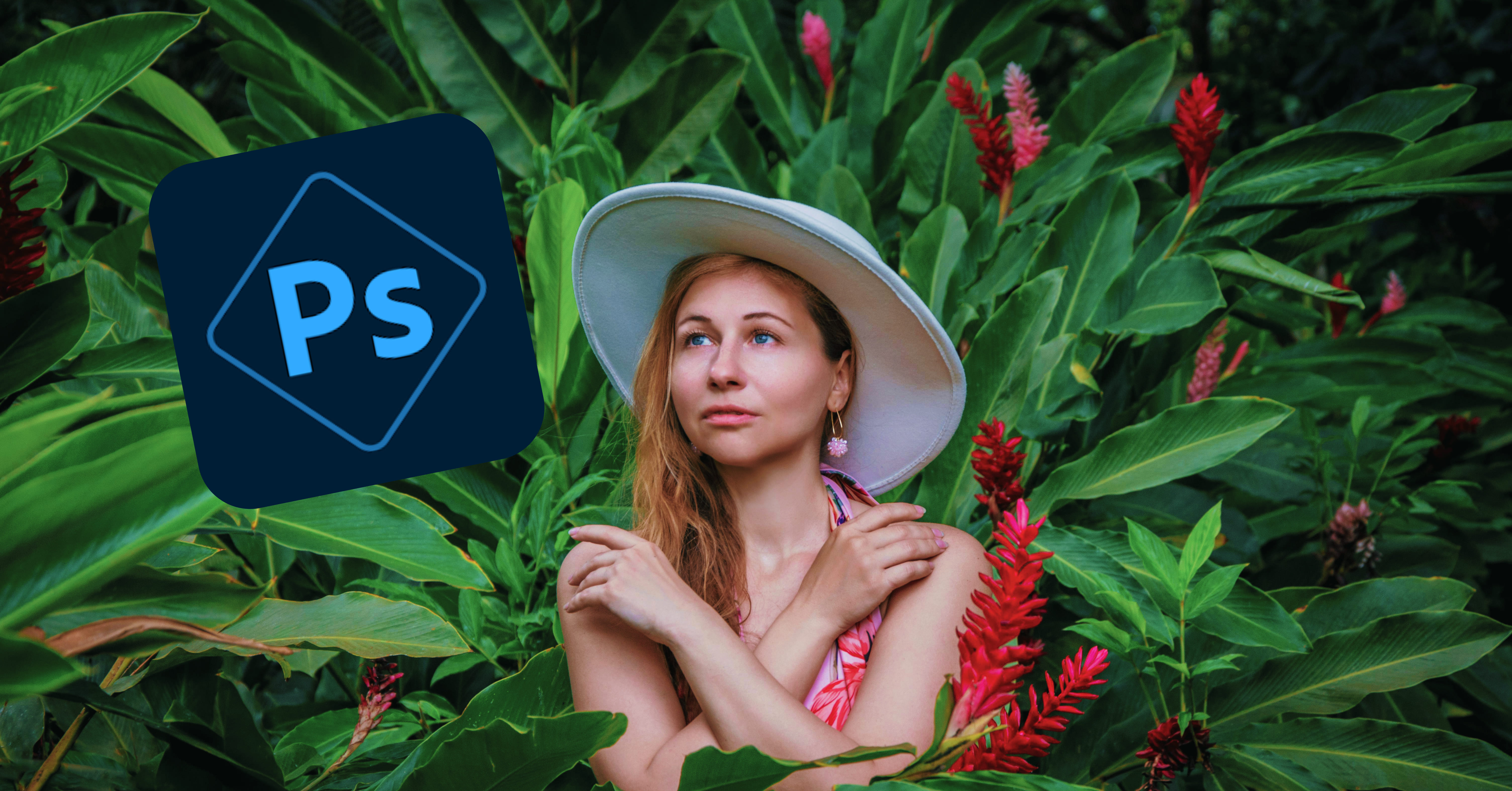 Adobe Photoshop Mobile app editing preview screenshot